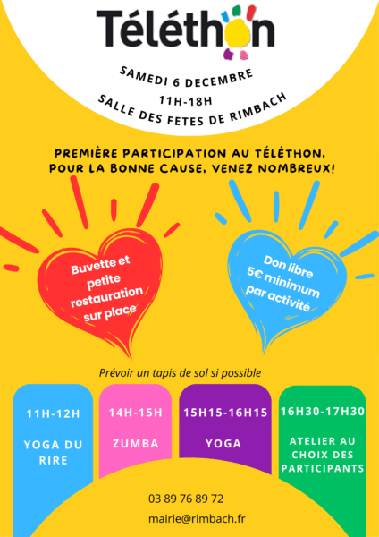 Première participation au Téléthon le 06/12/2025