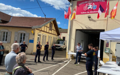 Premières portes ouvertes du CPI du Vallon du Rimbach (caserne de Jungholtz)