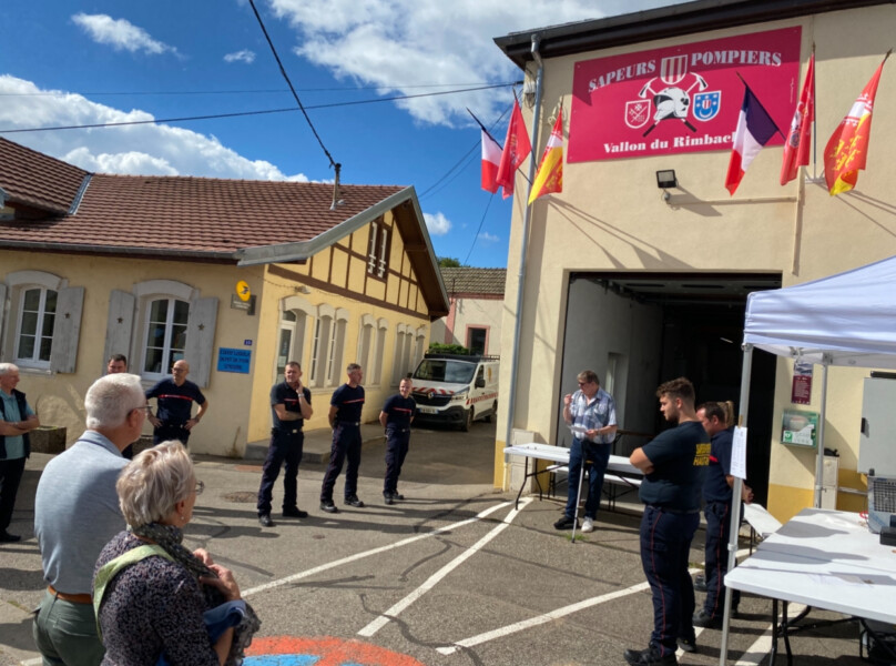 Premières portes ouvertes du CPI du Vallon du Rimbach (caserne de Jungholtz)