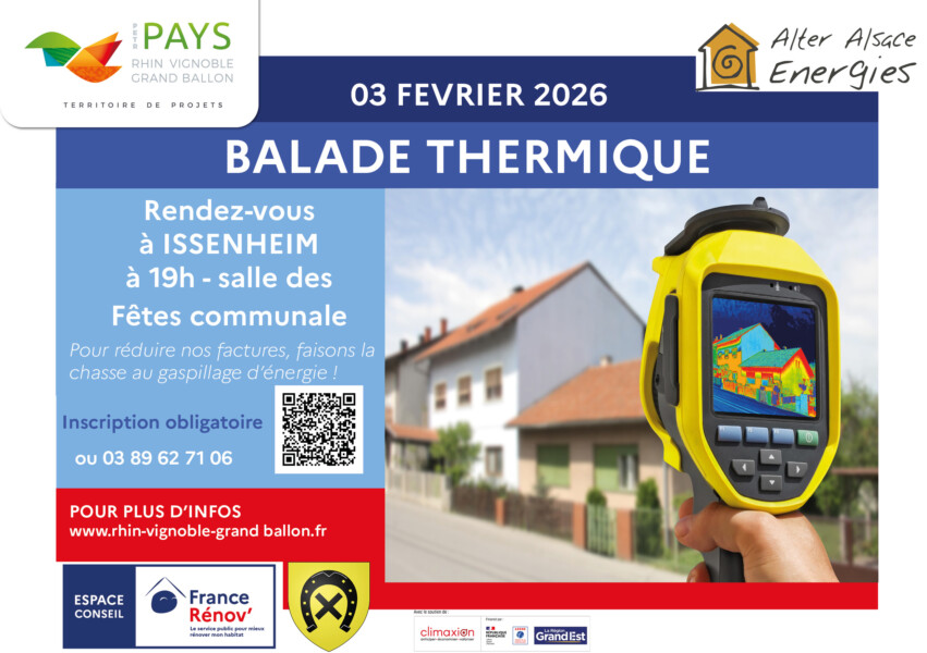 Balade thermique le mardi 3 février