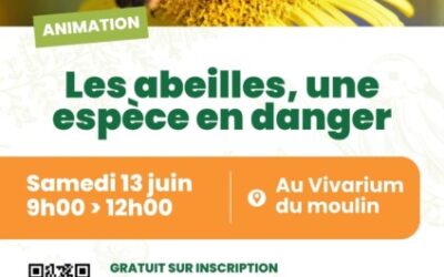 Animation au Vivarium du Moulin le 13/06